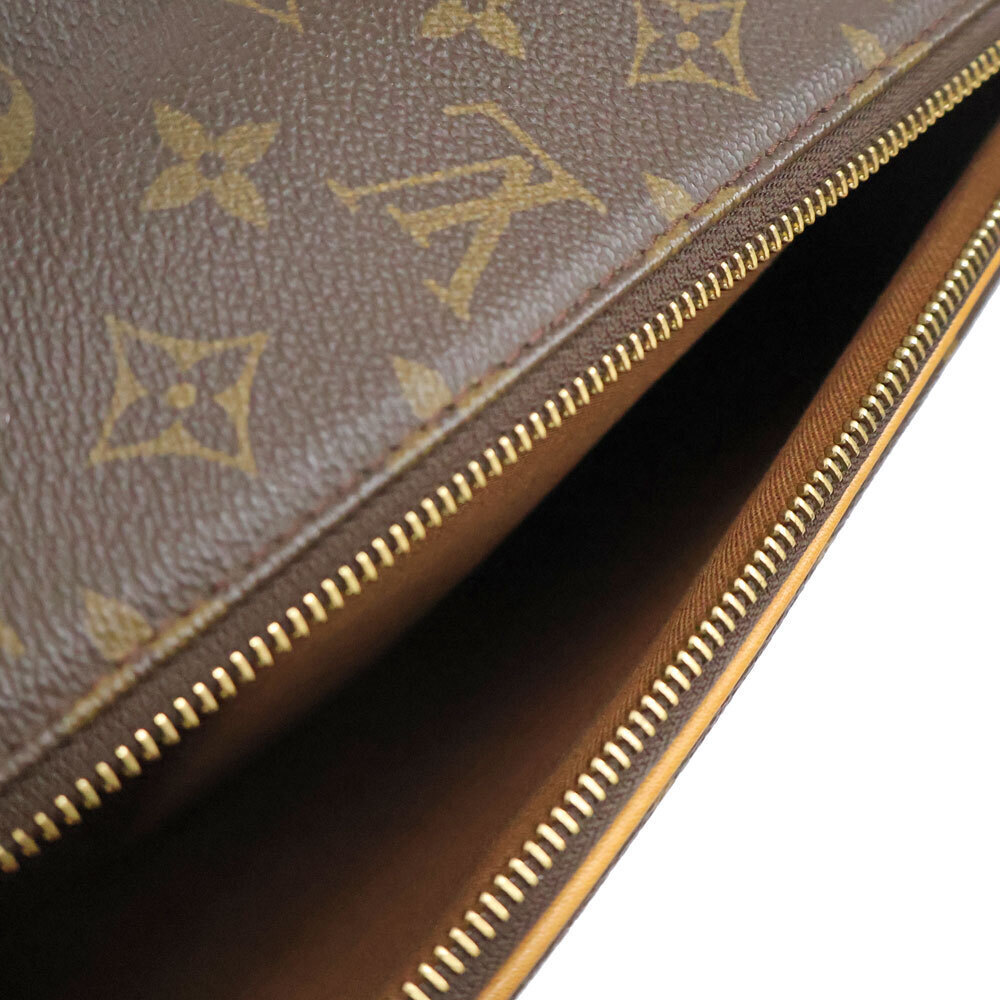 Louis Vuitton Packall Boston Bag Brown Leather